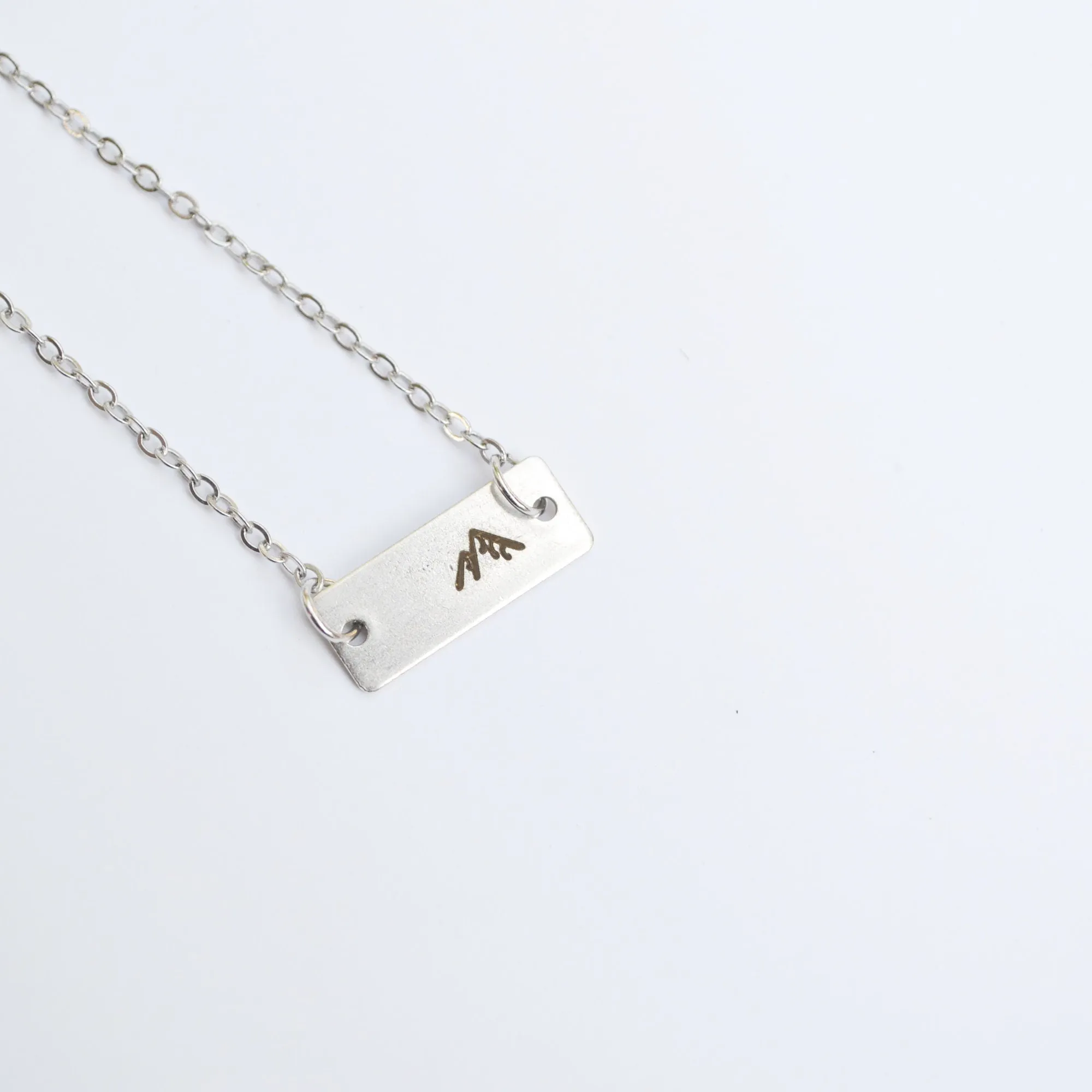 Mountain Necklace, encouragement necklace, Encouragement gift,  christian, Dainty Womens gift, Faith, miscarry, miscarriage gift, grief gift