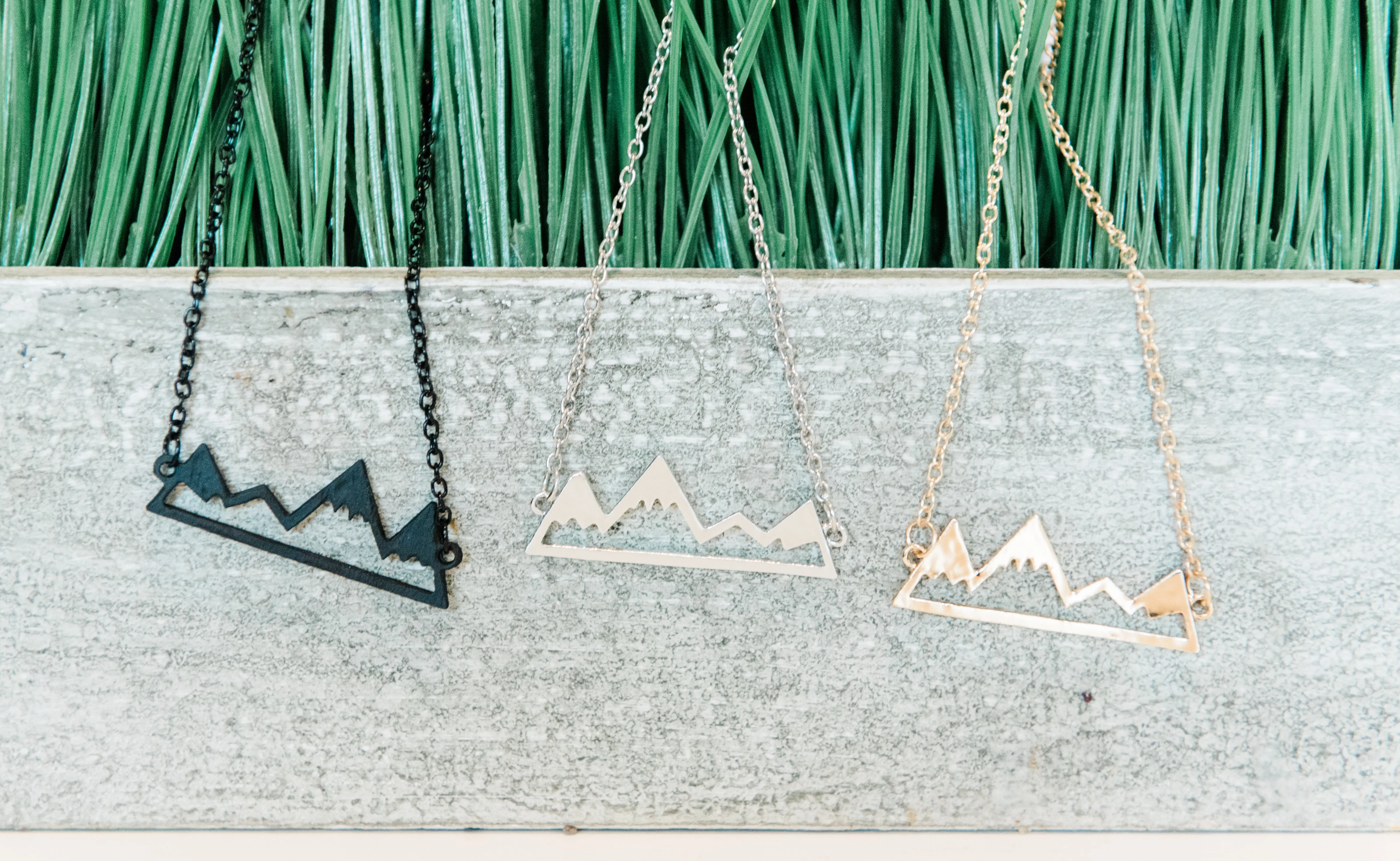 Mountain Peak Necklace 3 colors