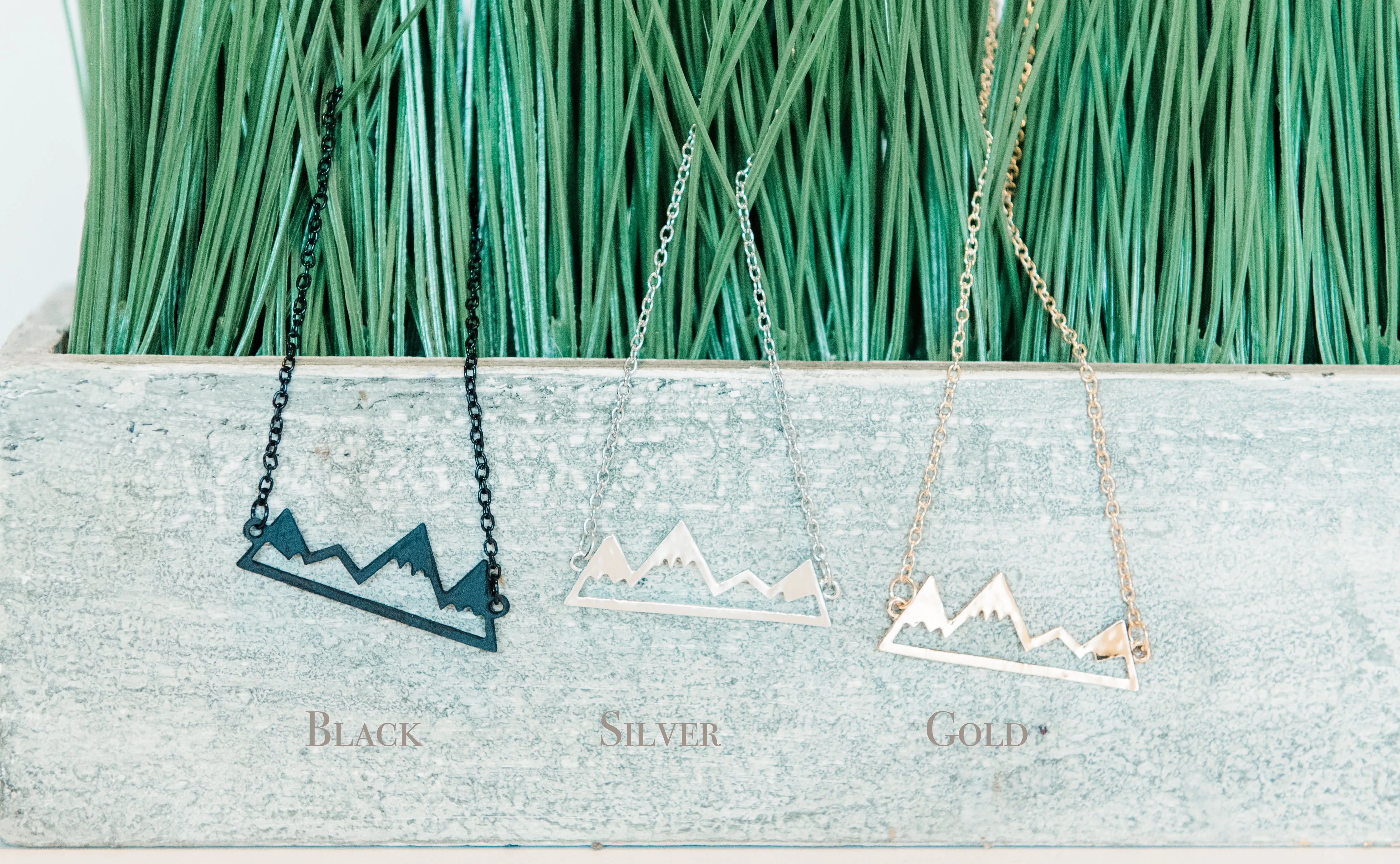 Mountain Peak Necklace 3 colors