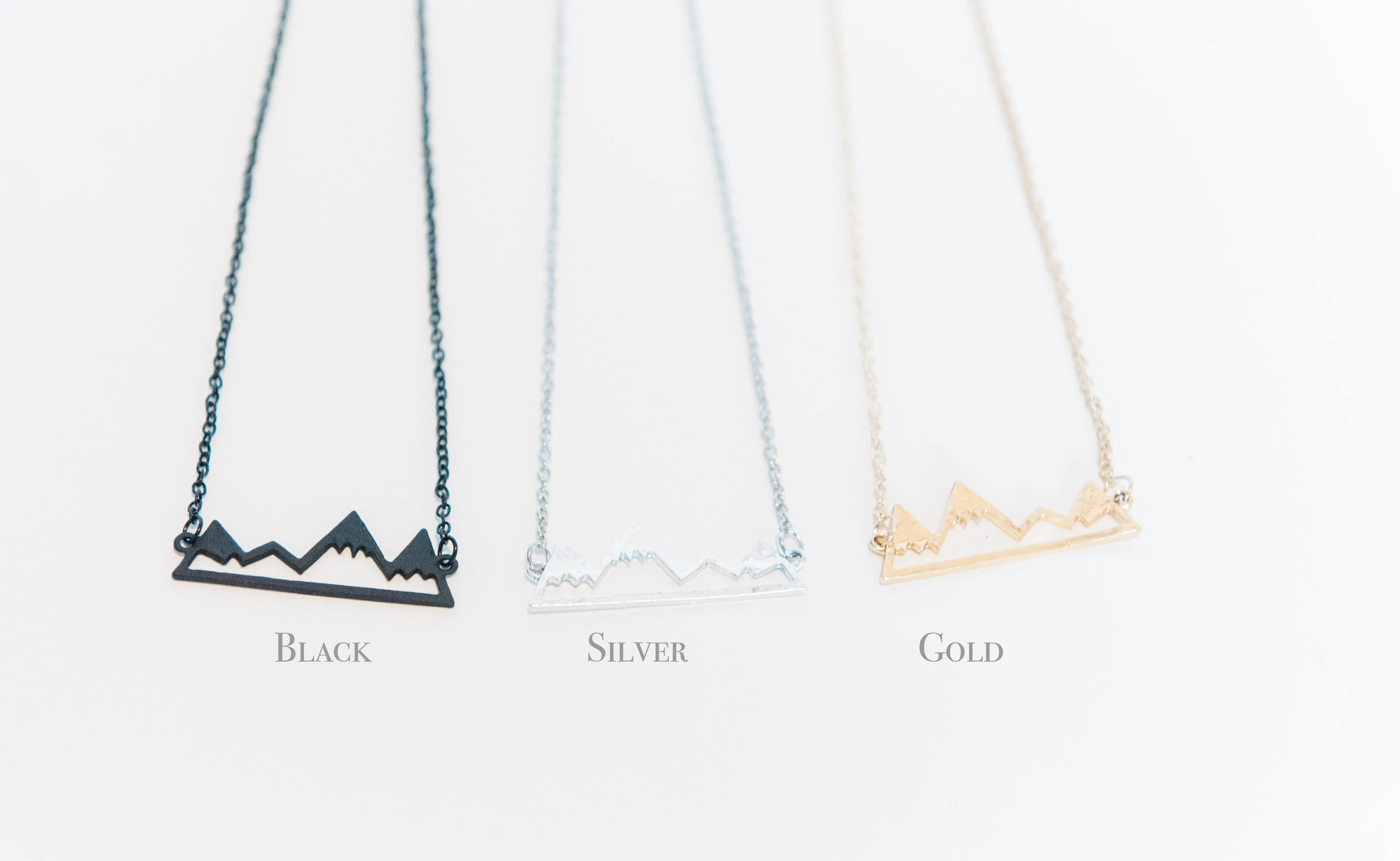 Mountain Peak Necklace 3 colors