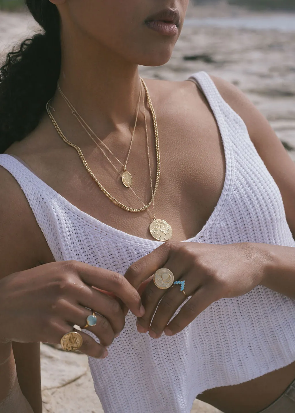 Mountain Token Necklace