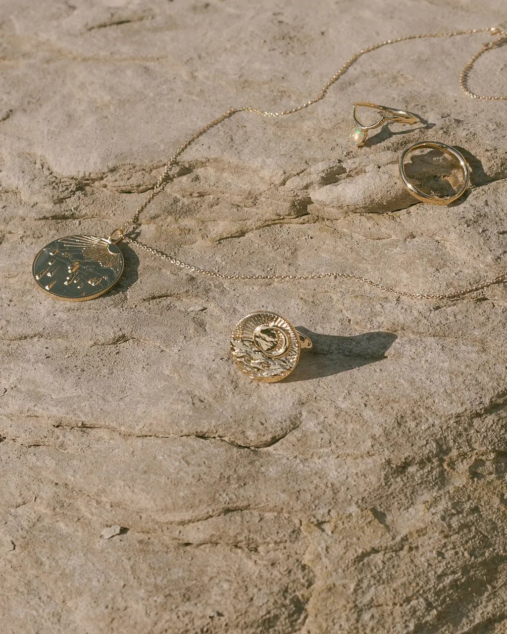Mountain Token Necklace