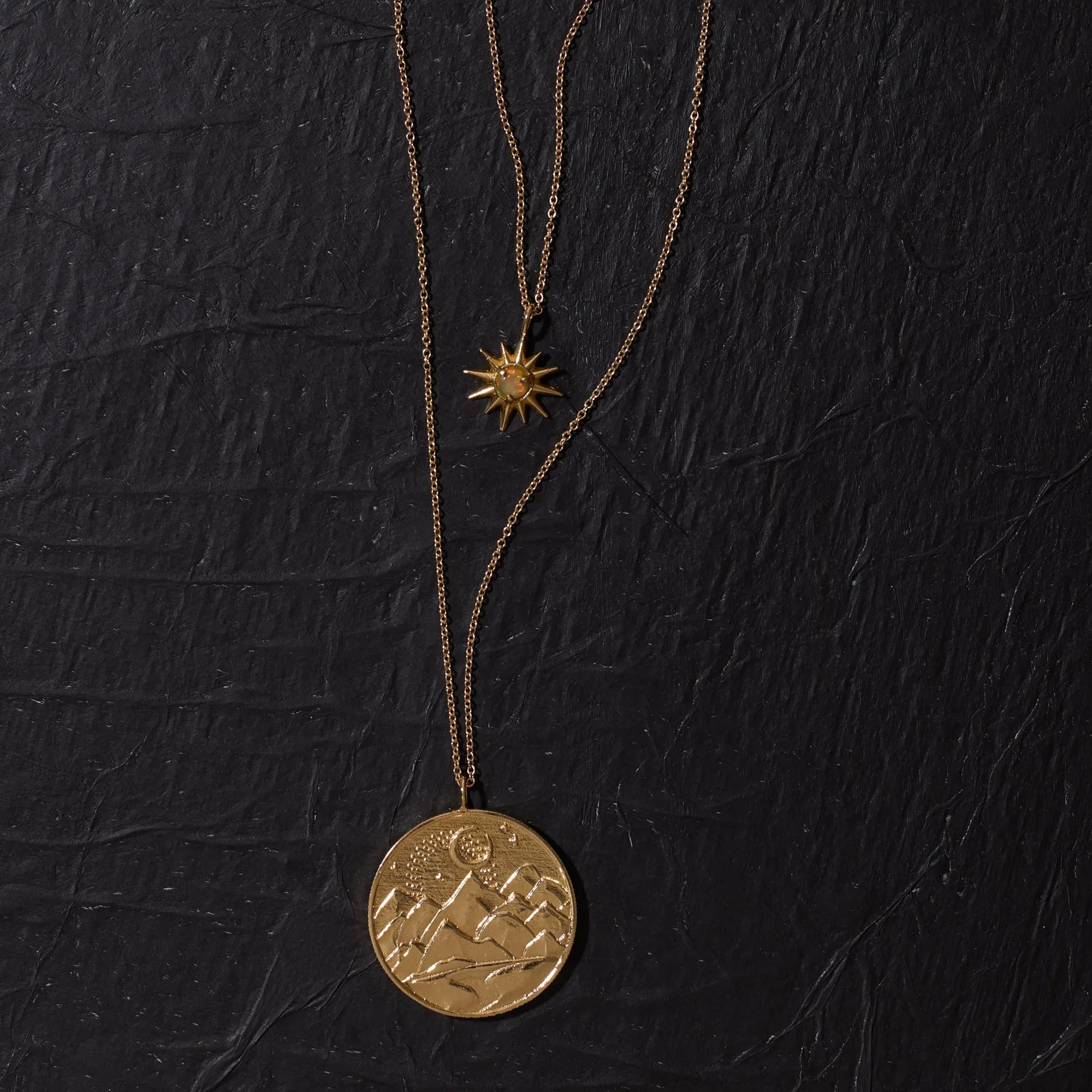 Mountain Token Necklace