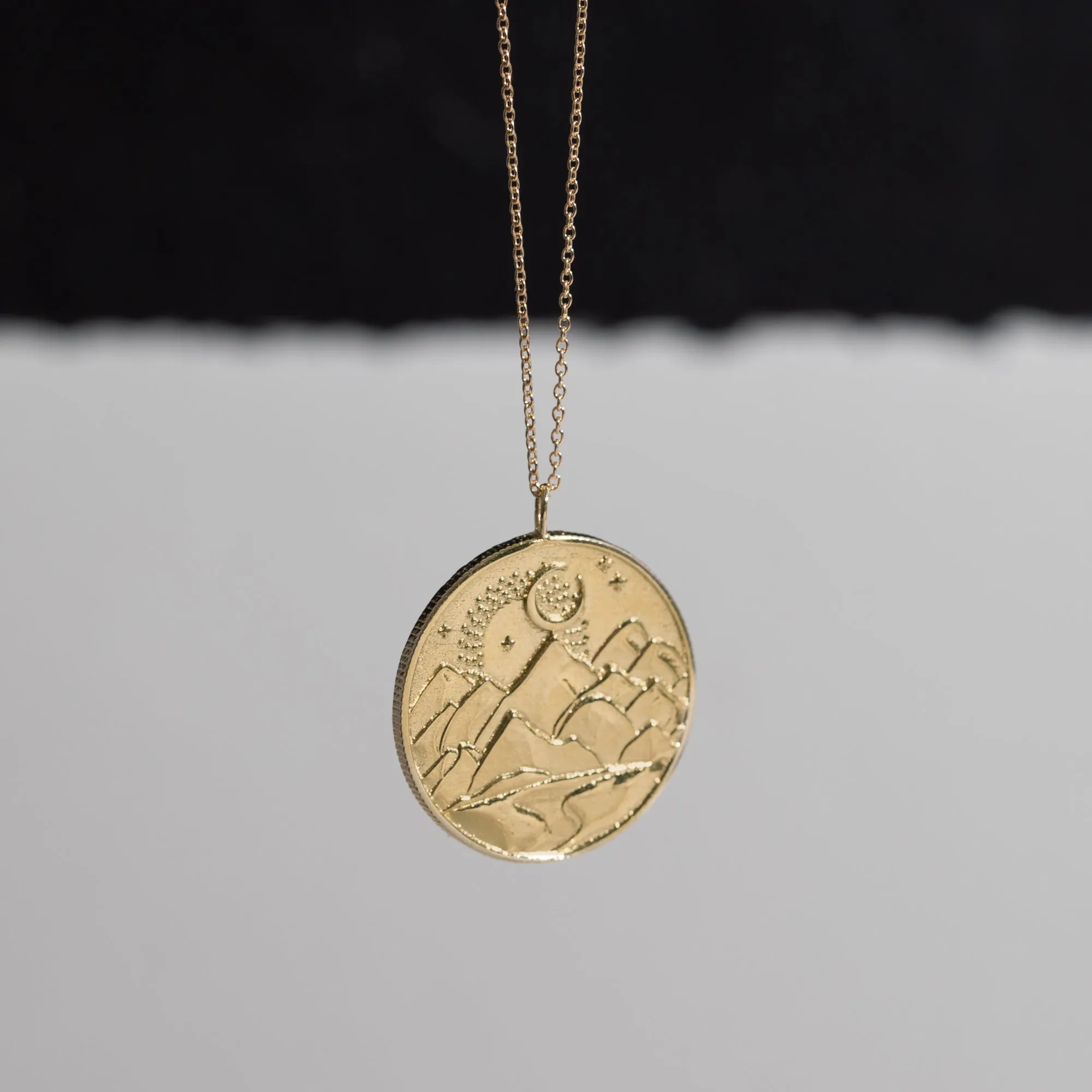 Mountain Token Necklace