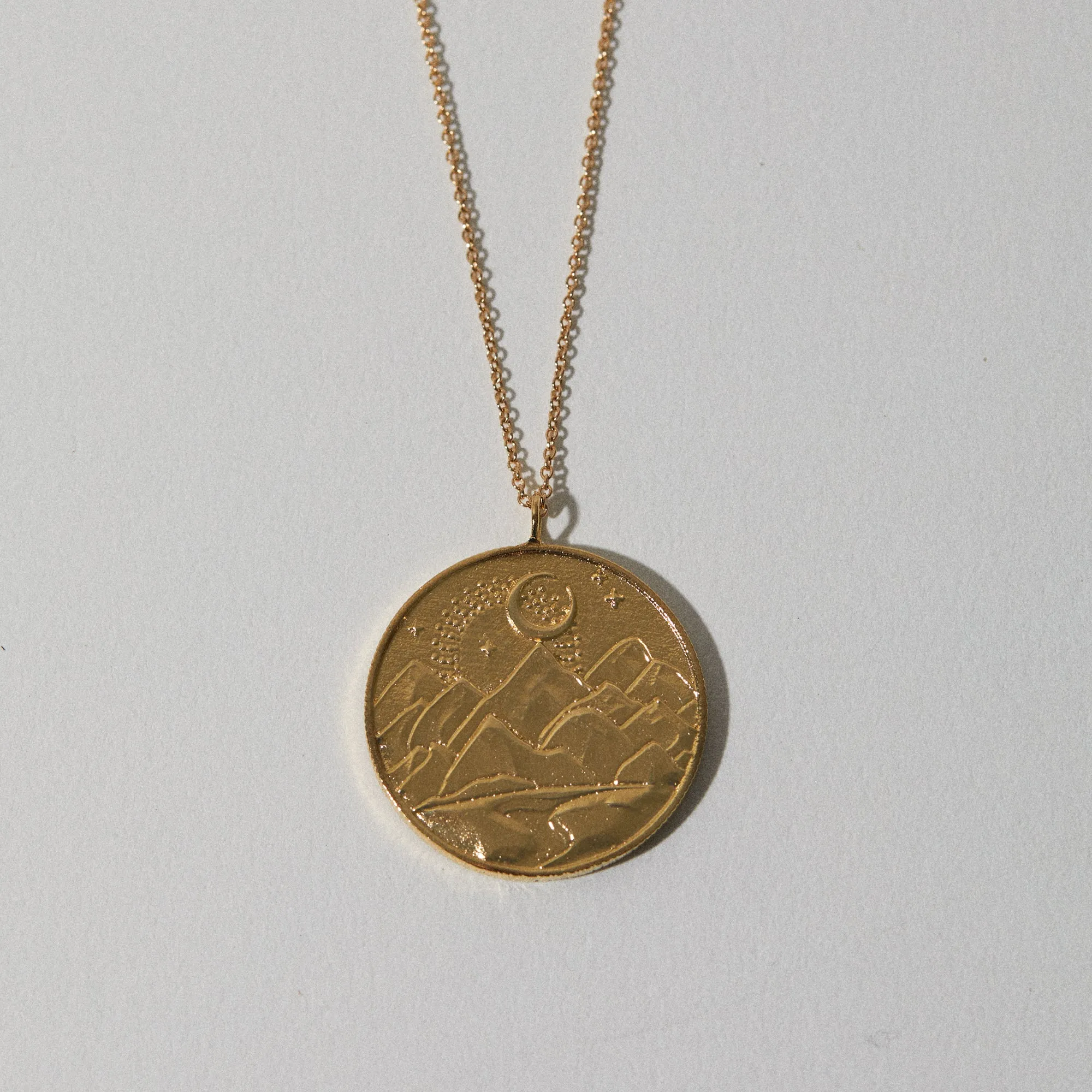 Mountain Token Necklace