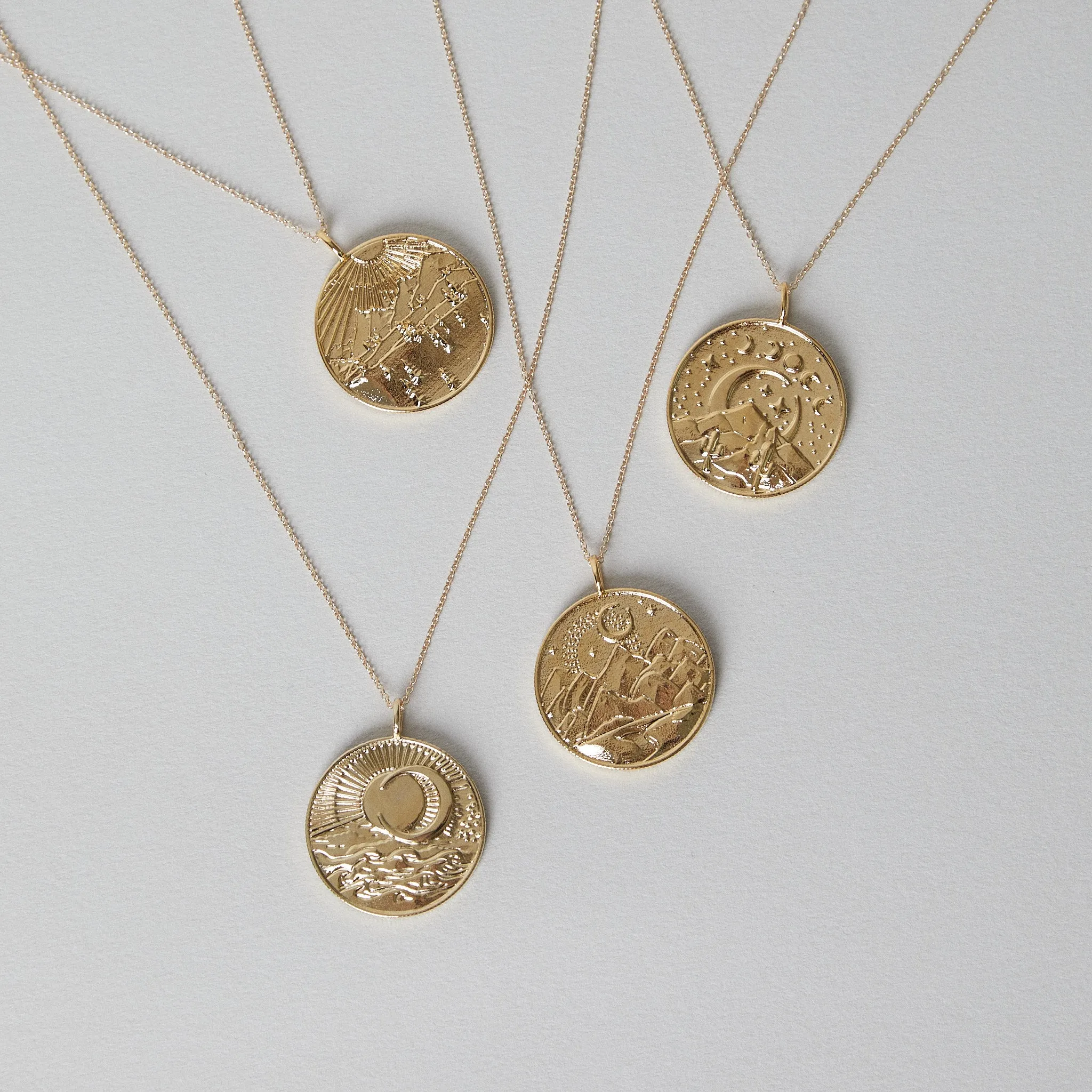Mountain Token Necklace