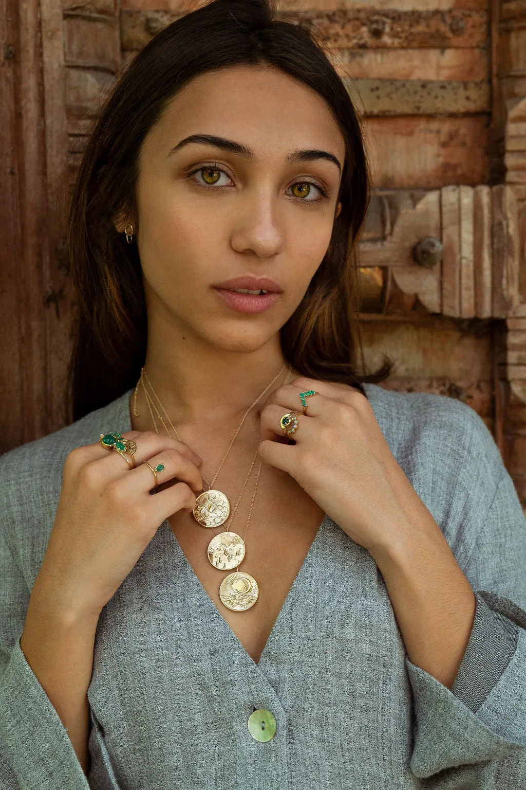 Mountain Token Necklace