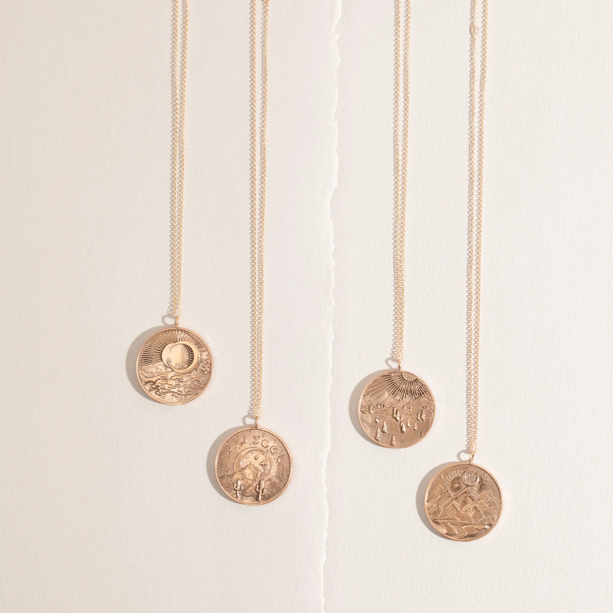 Mountain Token Necklace