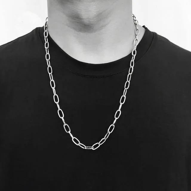 Multilayer Necklace Metal Cross Pendant