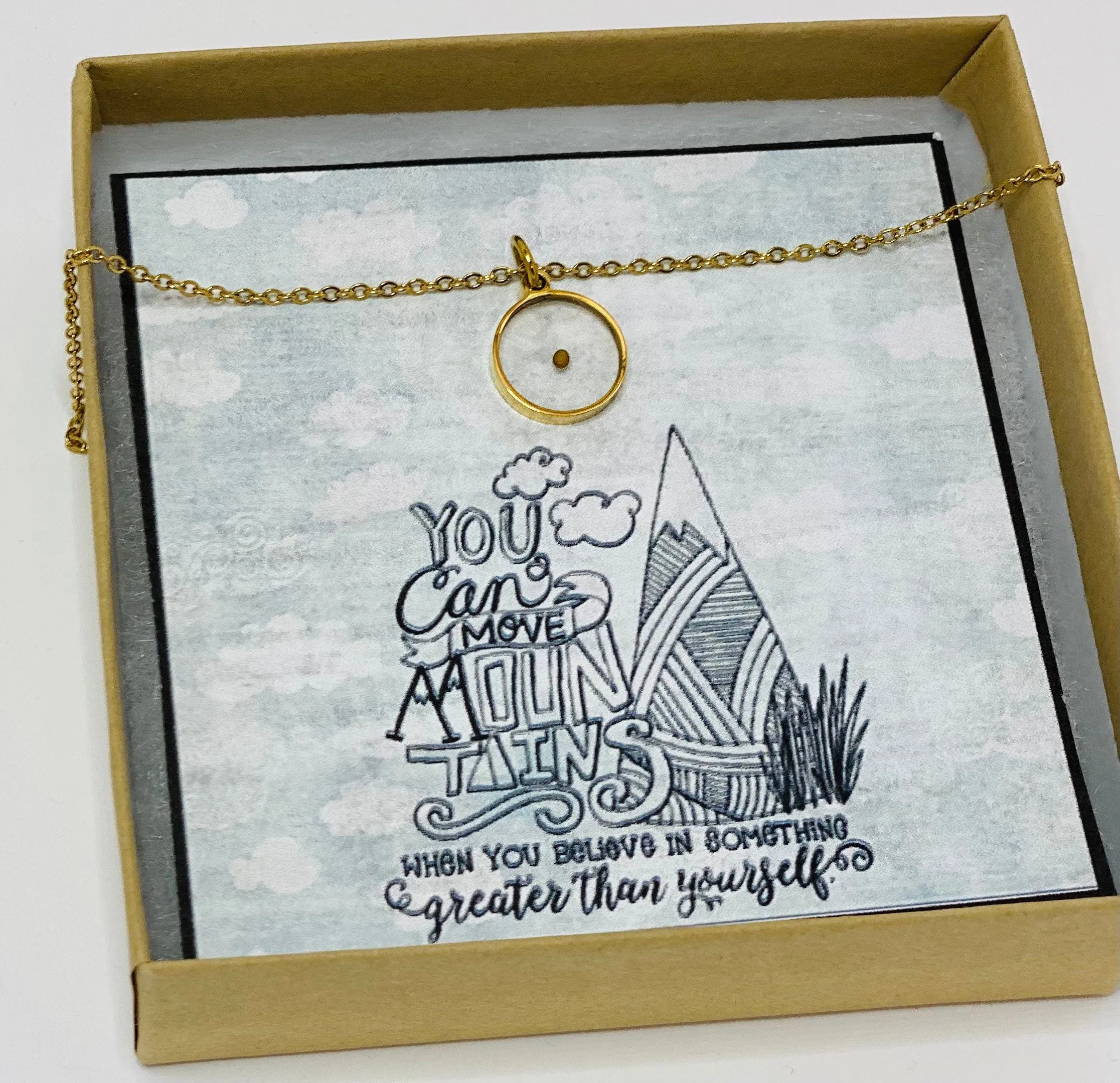 Mustard seed necklace, Mustard seed jewelry, Faith bigger than a mustard seed, Christian jewelry, Miscarriage gift, encouragement, cancer