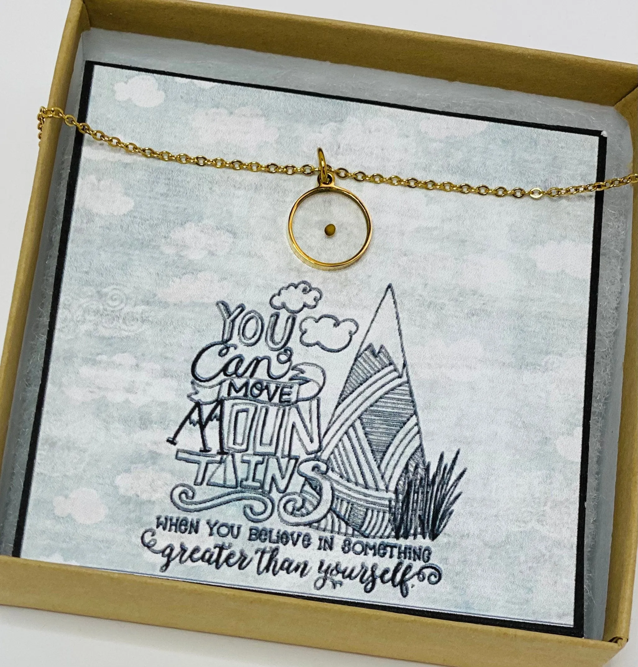 Mustard seed necklace, Mustard seed jewelry, Faith bigger than a mustard seed, Christian jewelry, Miscarriage gift, encouragement, cancer