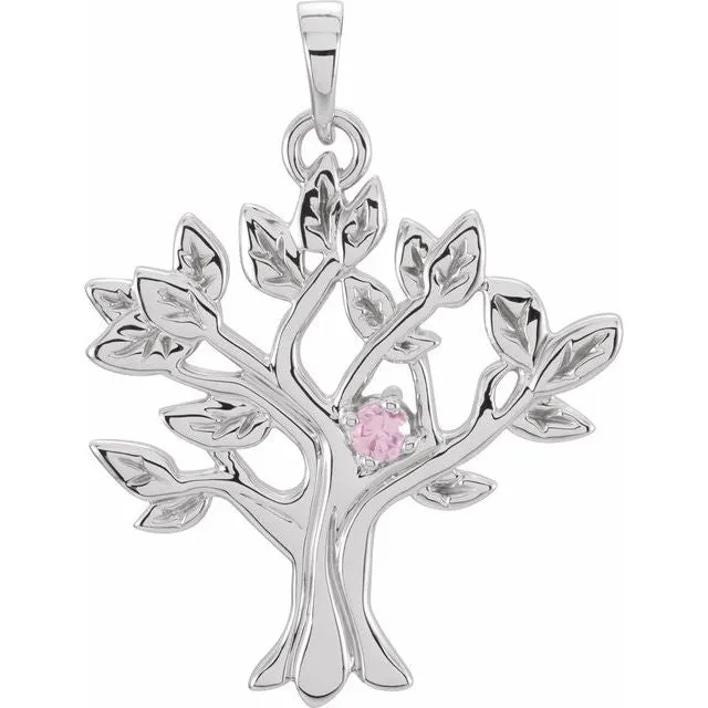 My Tree Family Birthstone Pendant or Necklace