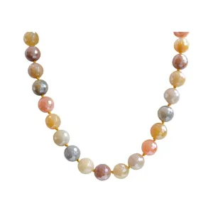Mystic Bright Rutilated Quartz Silk Knotted Necklace