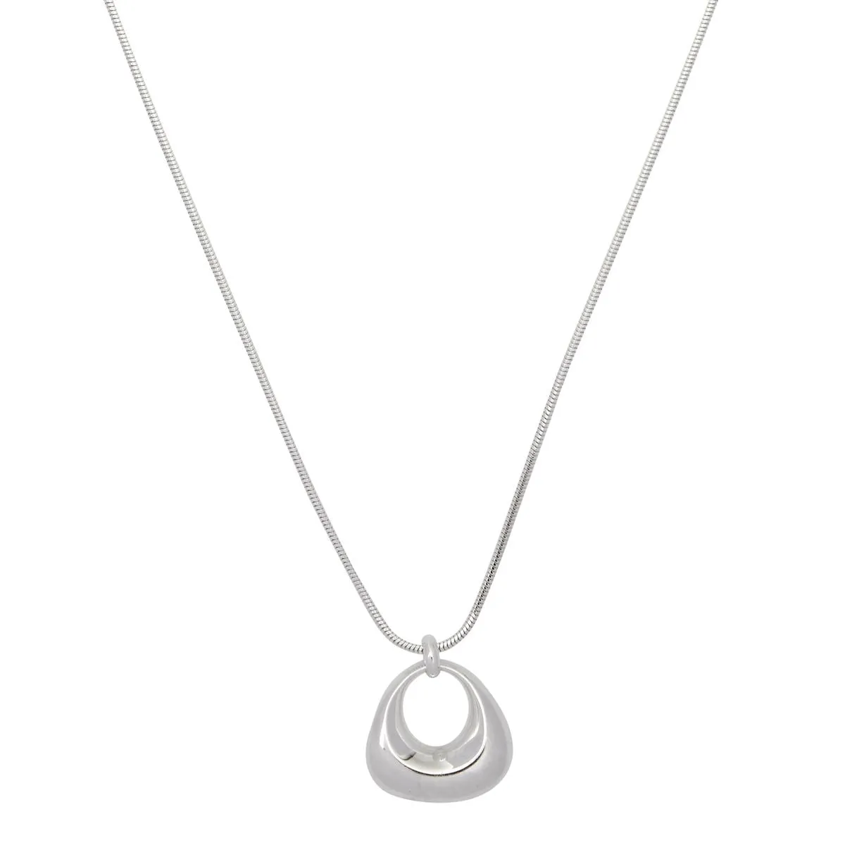 Najo N6624 Cyclops Silver Necklace