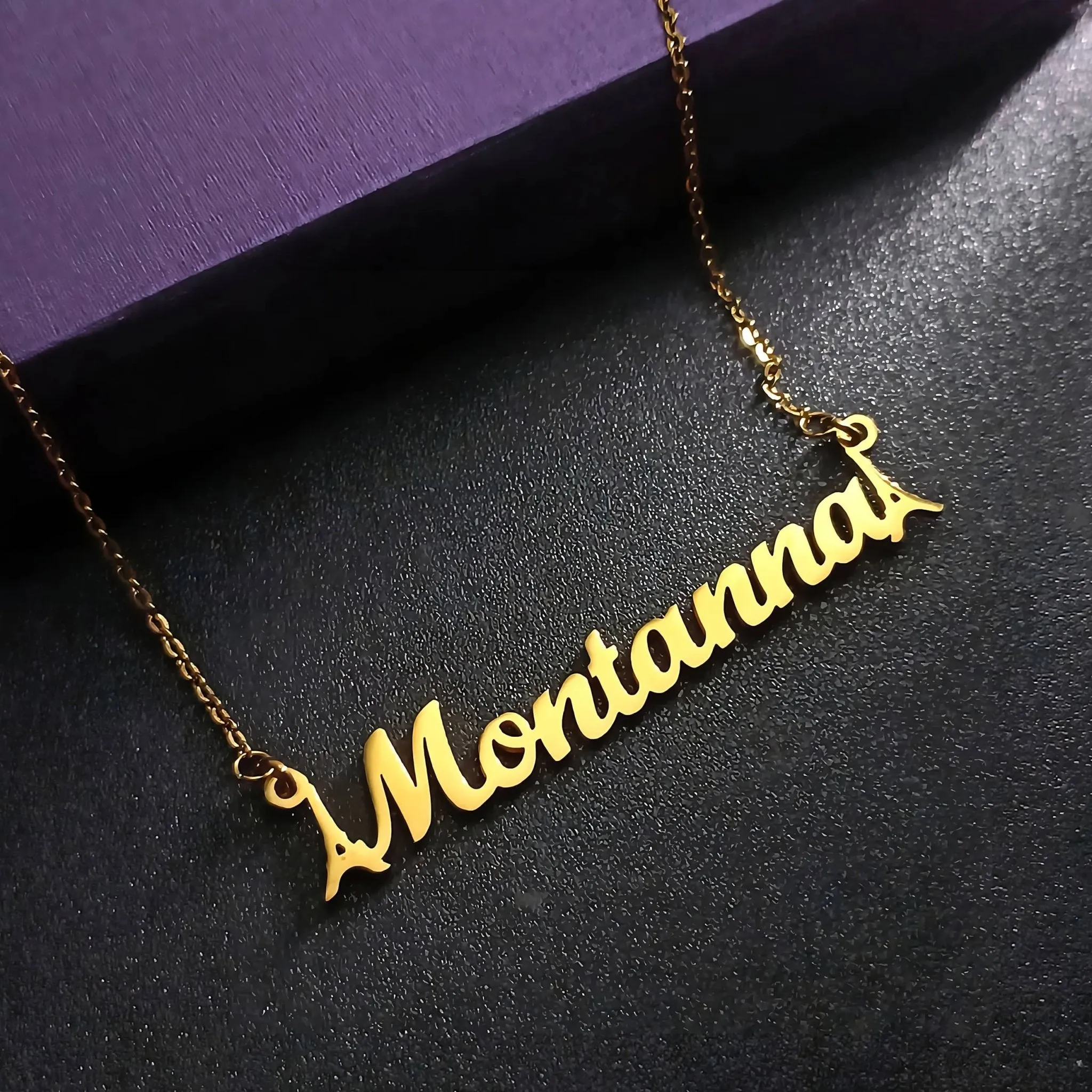 Name Necklace (Birthstones & Ornaments Optional)