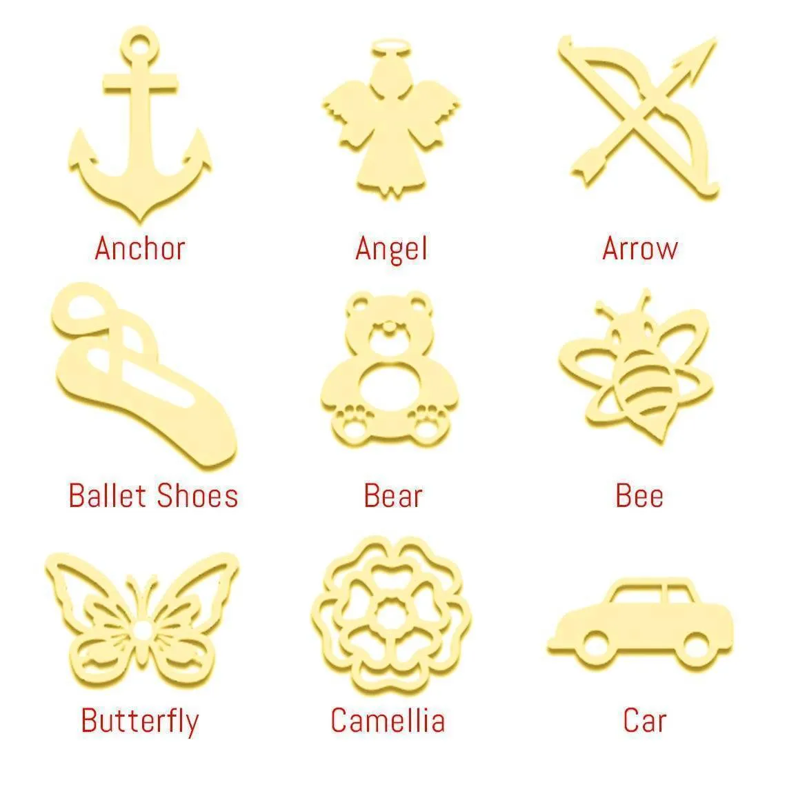 Name Necklace Vertical