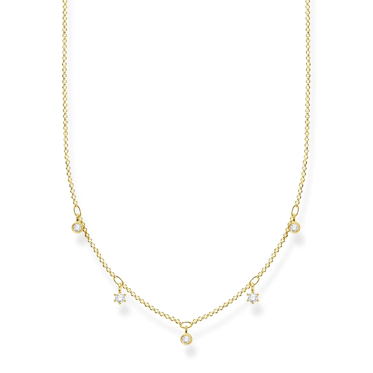 Necklace White Stones