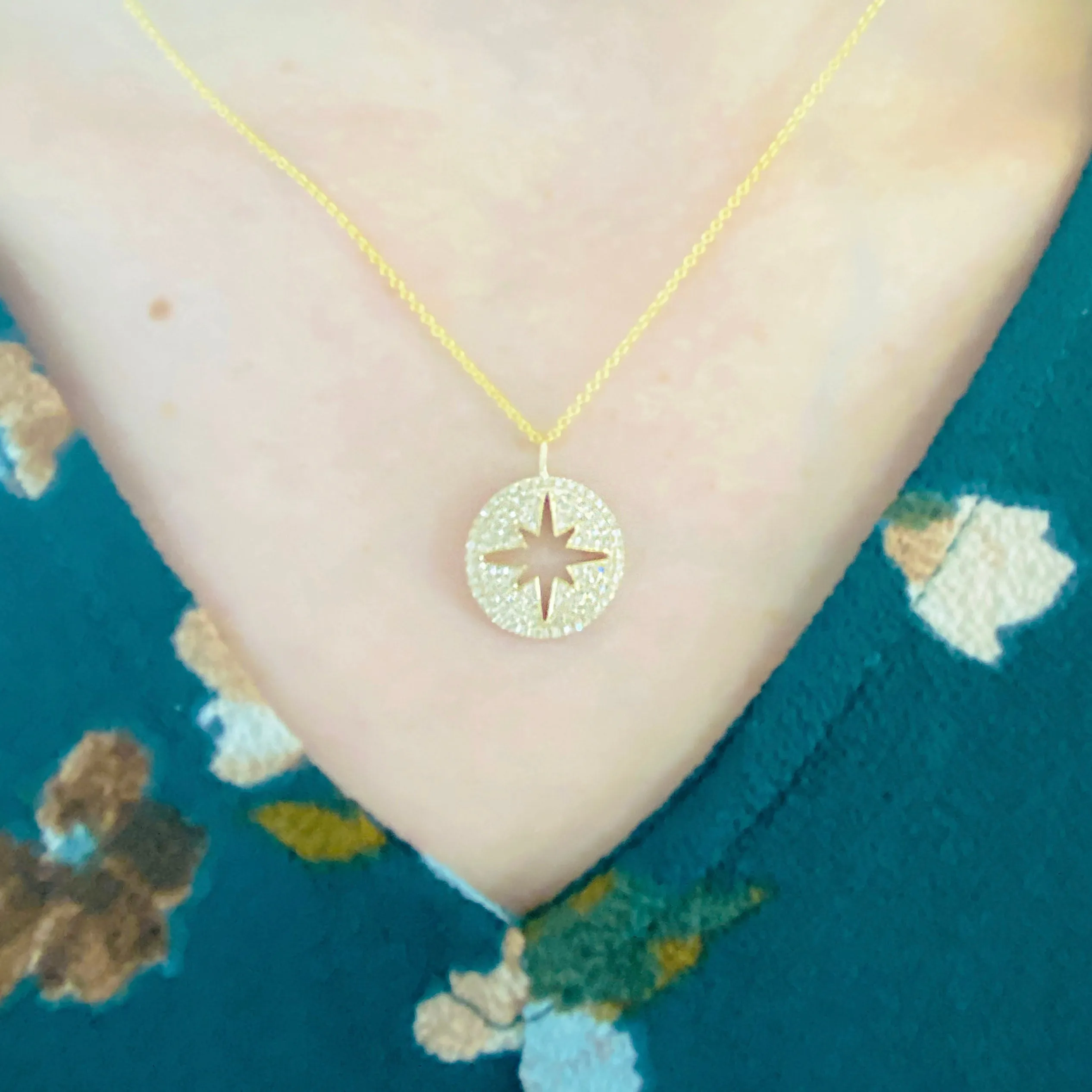 North Star Diamond Necklace