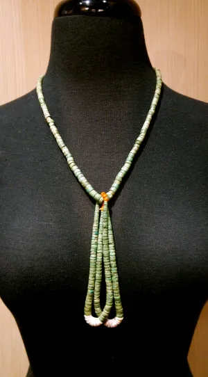 Old Pawn Green Turquoise Necklace with Jocla