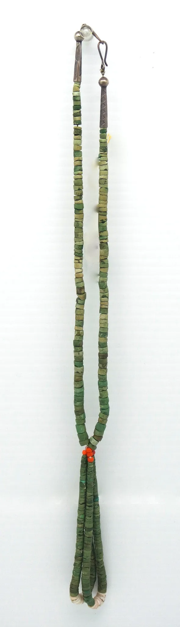 Old Pawn Green Turquoise Necklace with Jocla