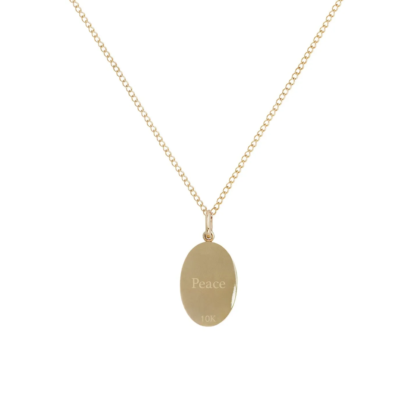 Olive Branch Token Necklace