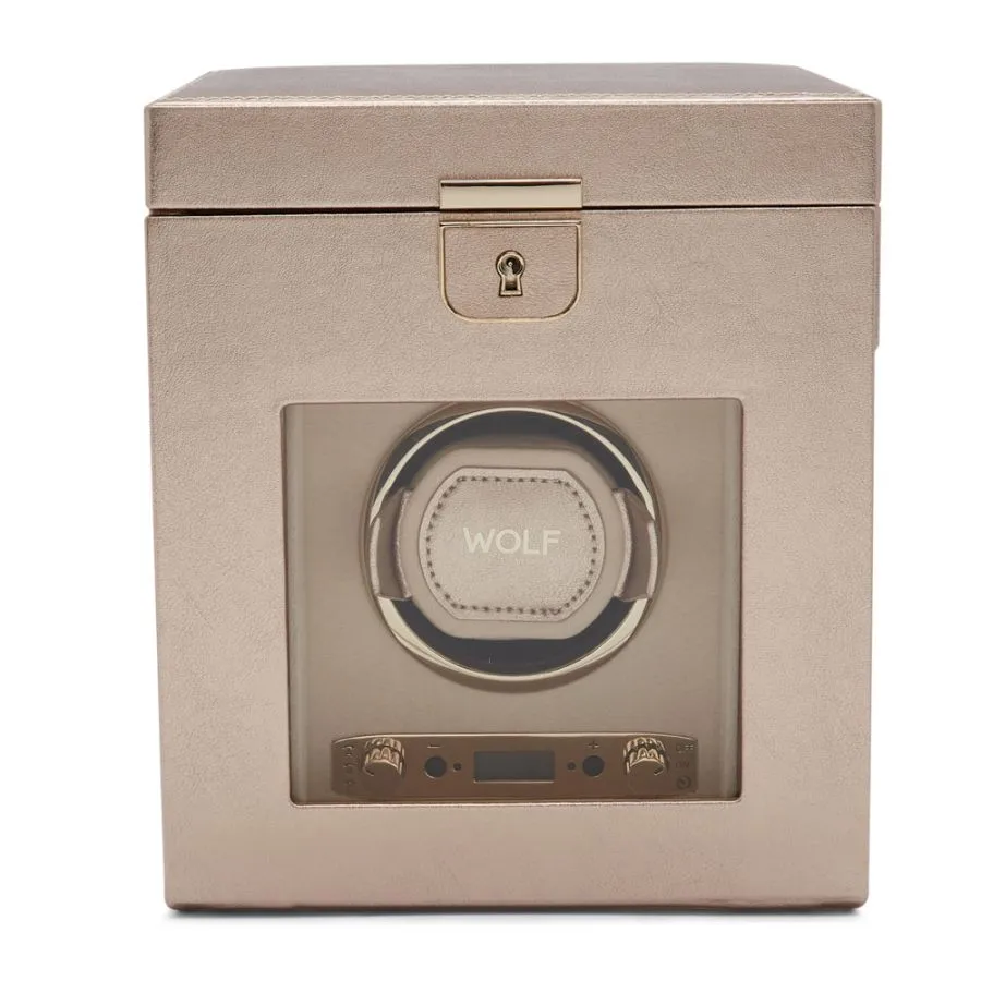 Palermo Single Watch Winder With Jewellery Storage