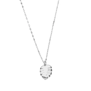 Palm Necklace in Silver