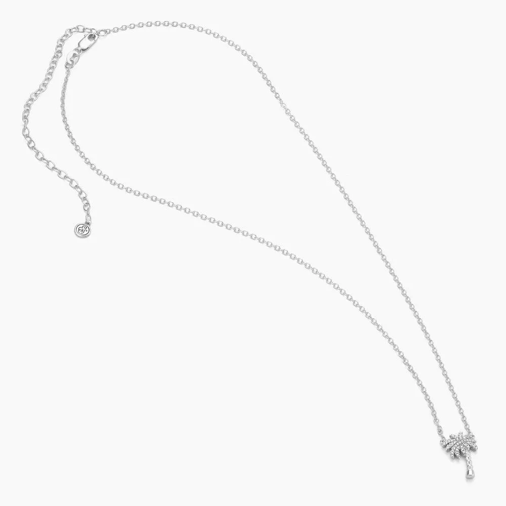 Palm Tree Pendant Necklace