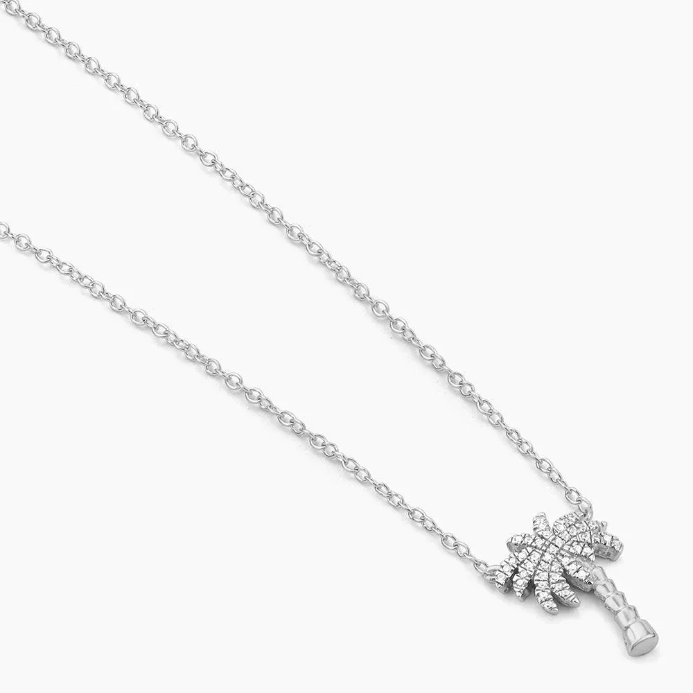 Palm Tree Pendant Necklace