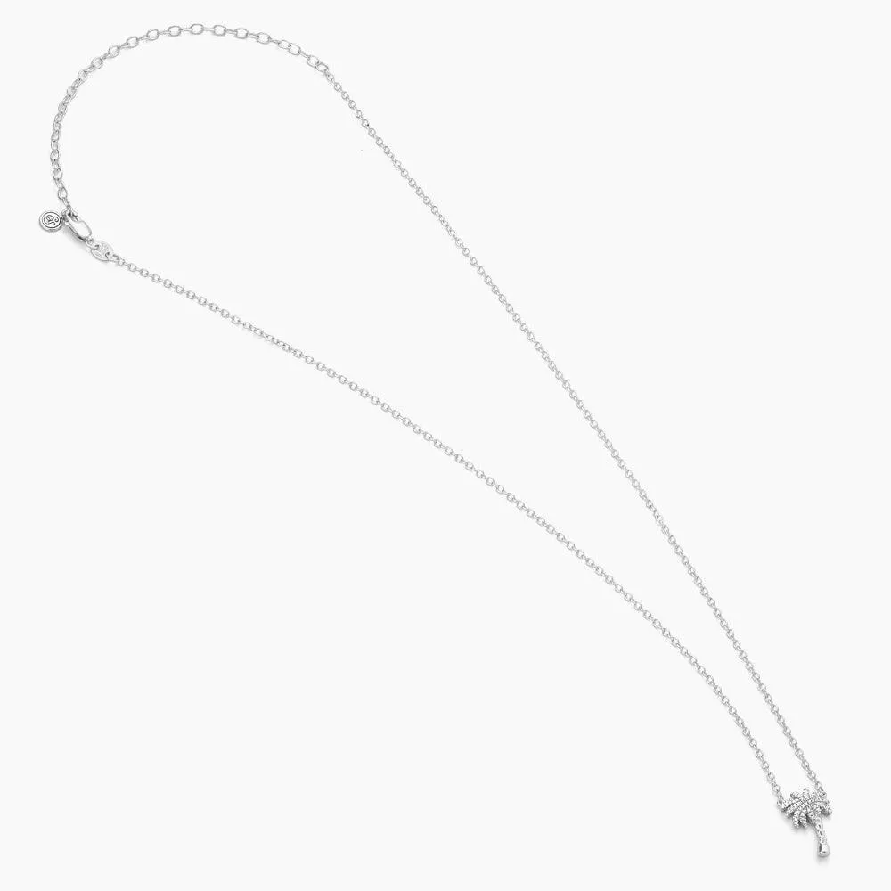 Palm Tree Pendant Necklace