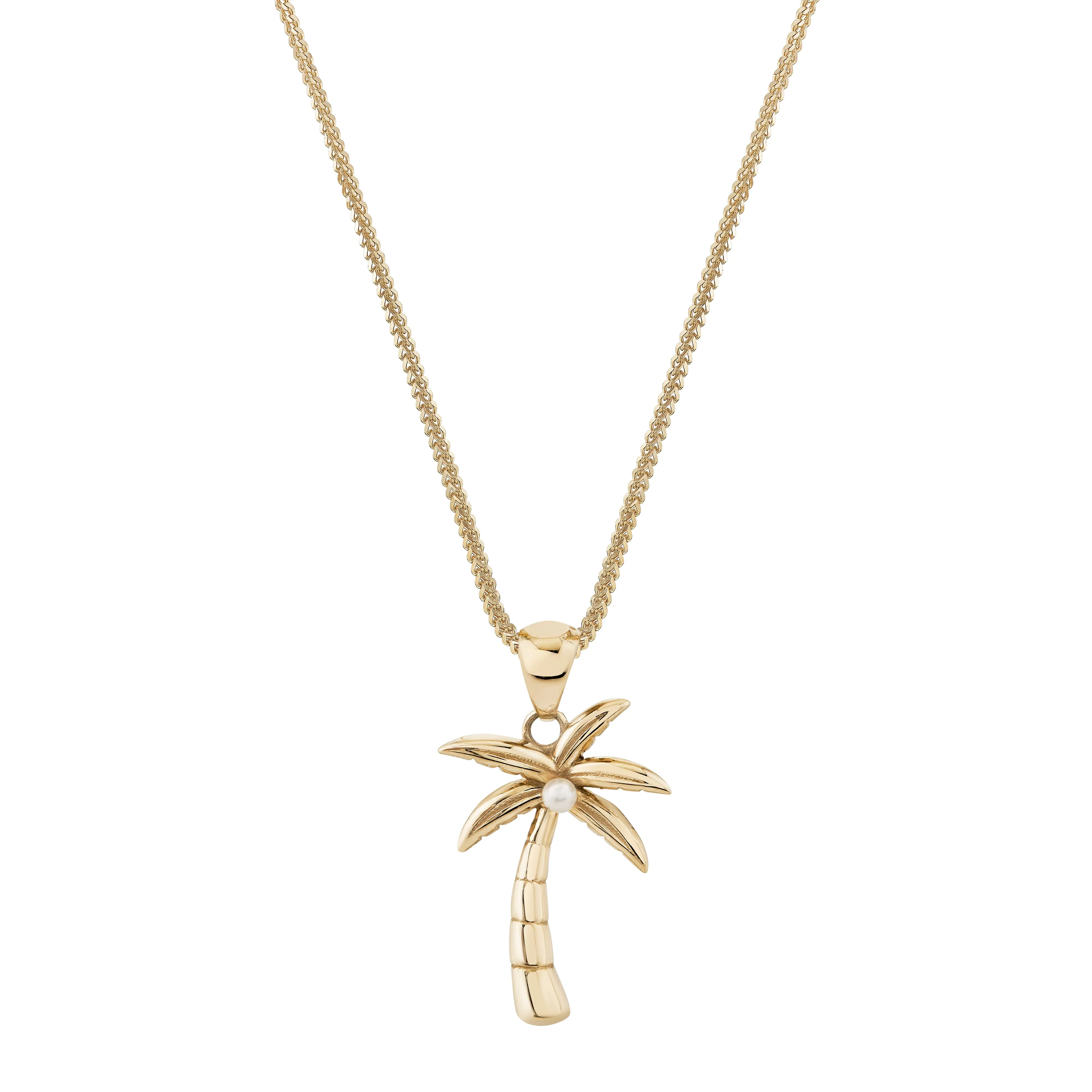 Pearl Palm Tree Paradise Charm