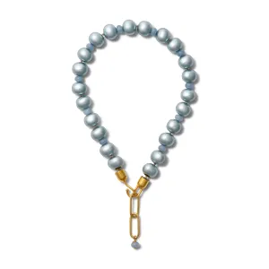 Pebble Pearl Lasso Necklace
