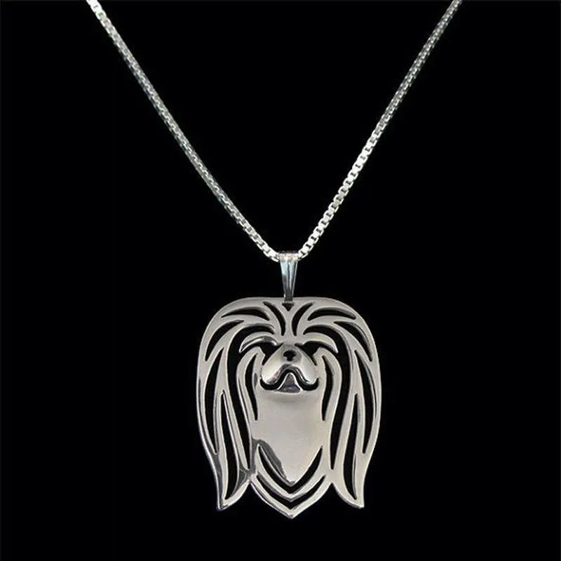 Pekingese dog necklace