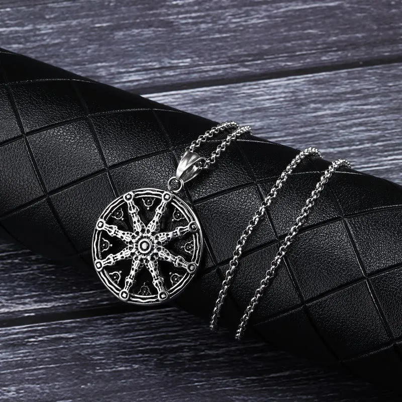 Pendant anchor necklace titanium steel accessories stainless steel hip-hop chain