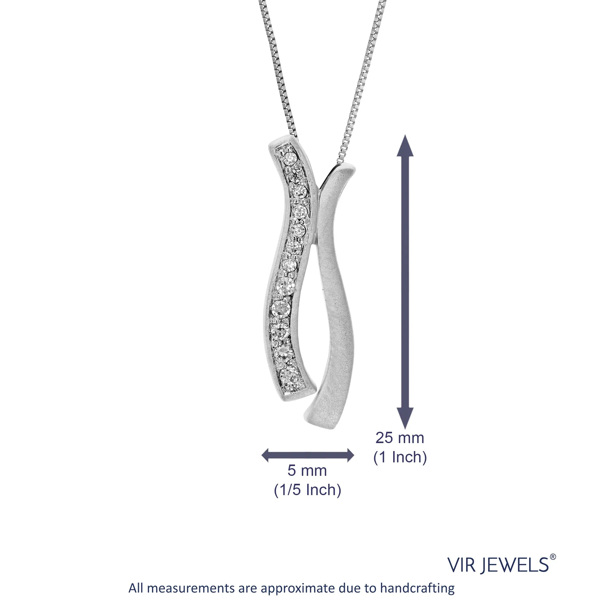 Pendant Necklace, Fashion Pendant Necklace for Women in.Brass with 18 Inch Chain
