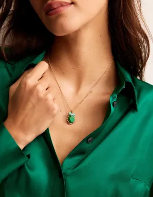 Pendant Necklace-Green