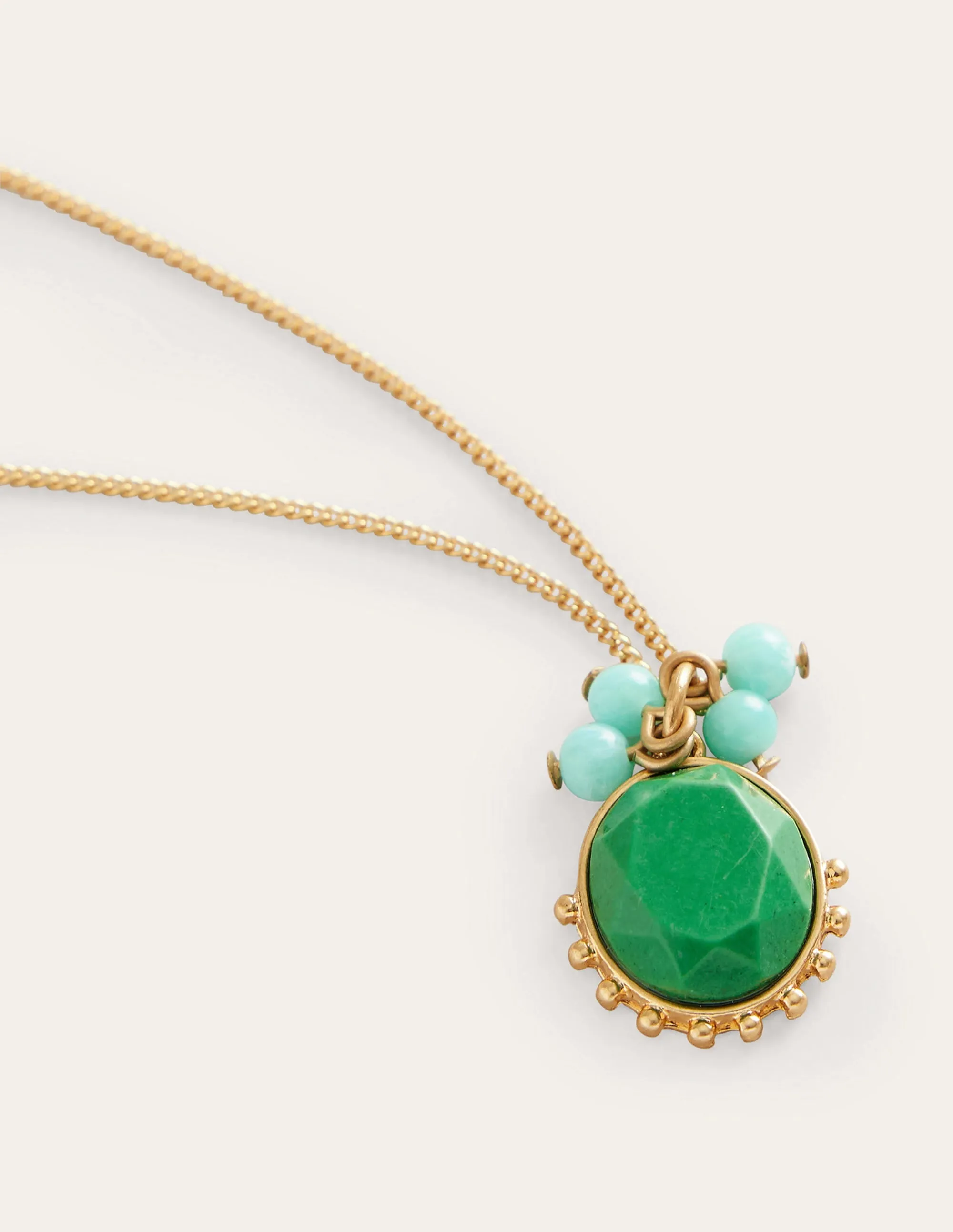 Pendant Necklace-Green