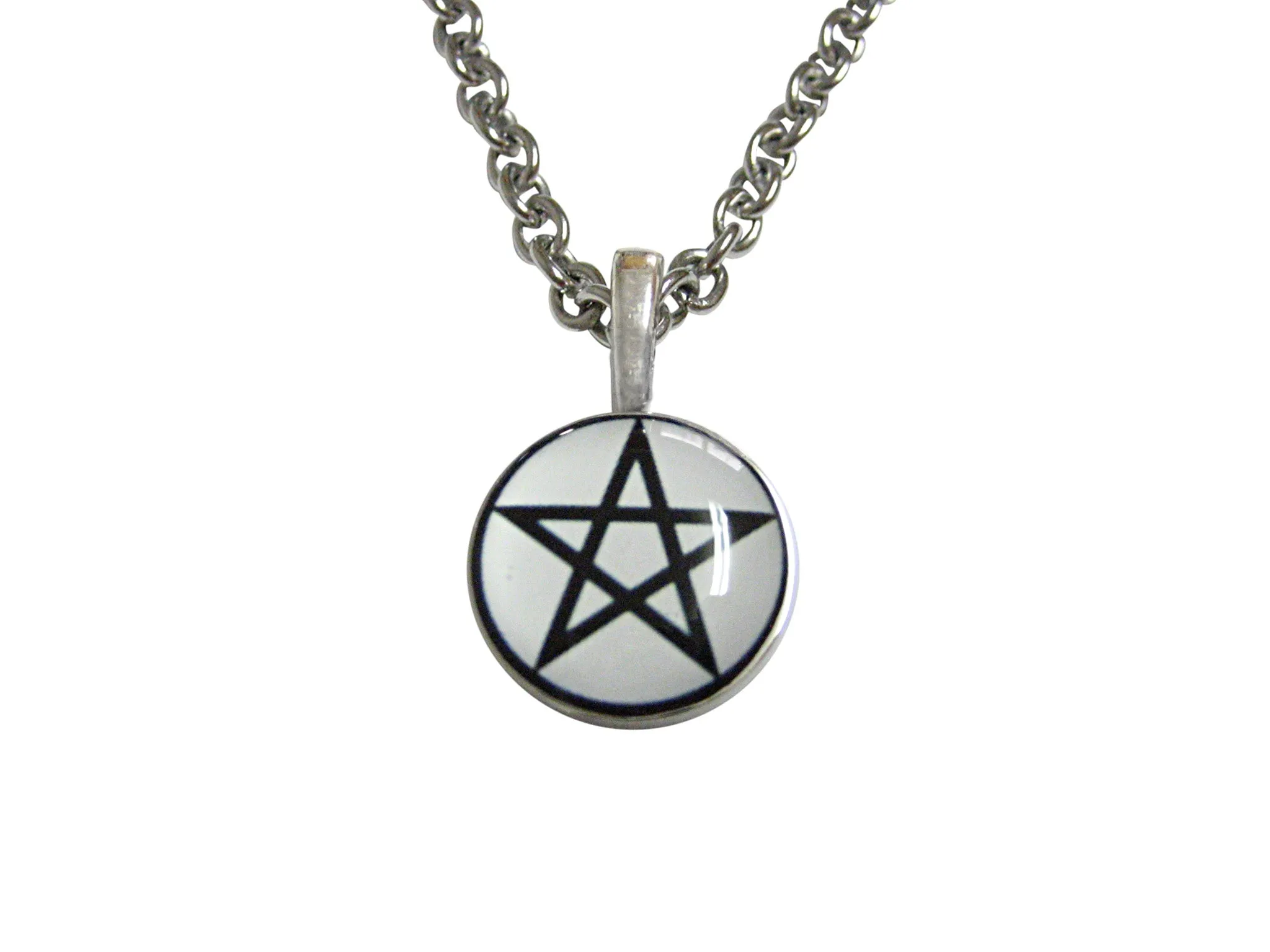 Pentagram Star Design Pendant Necklace