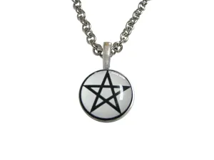 Pentagram Star Design Pendant Necklace
