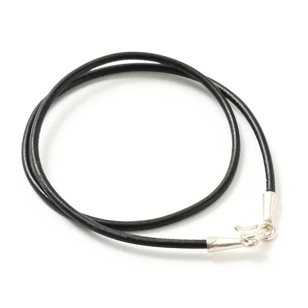PHADUA / Leather choker (2.5mm) necklace
