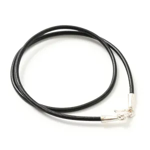PHADUA / Leather choker (2.5mm) necklace