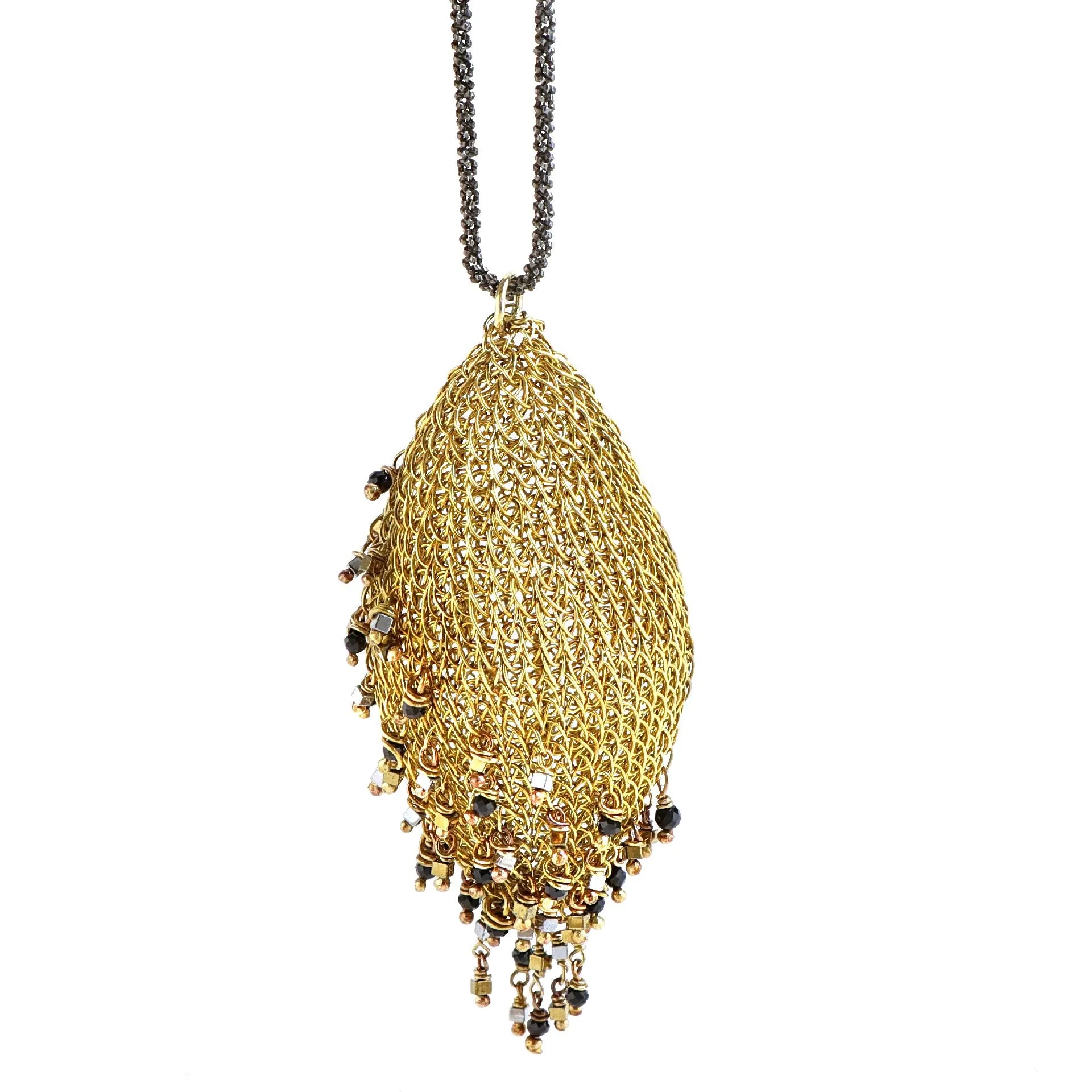 Phylum Coconut necklace with natural stones