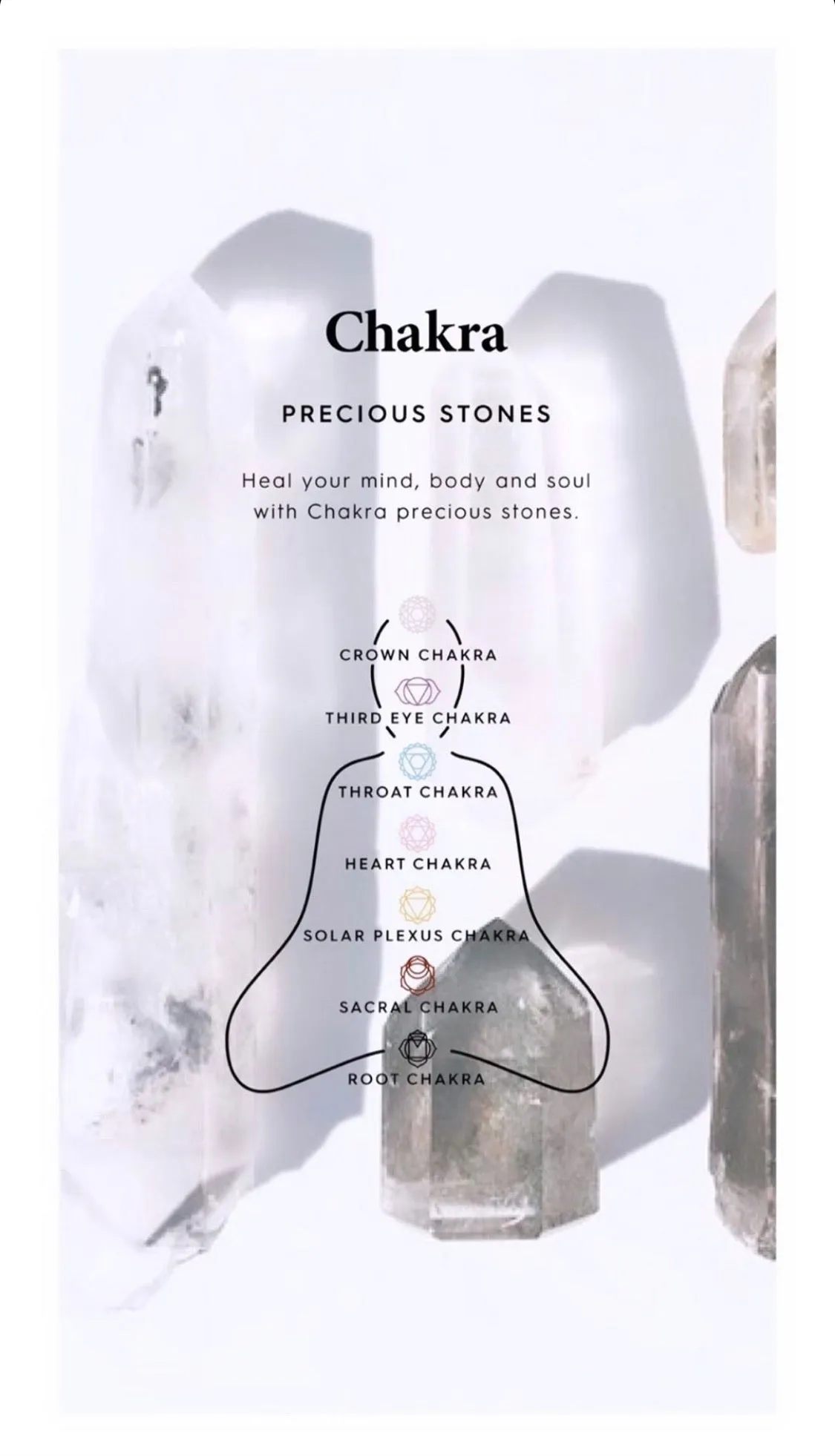 PILGRIM Chakra Gemstone Necklace