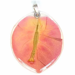 Pink Bougainvillea Petal Pendant