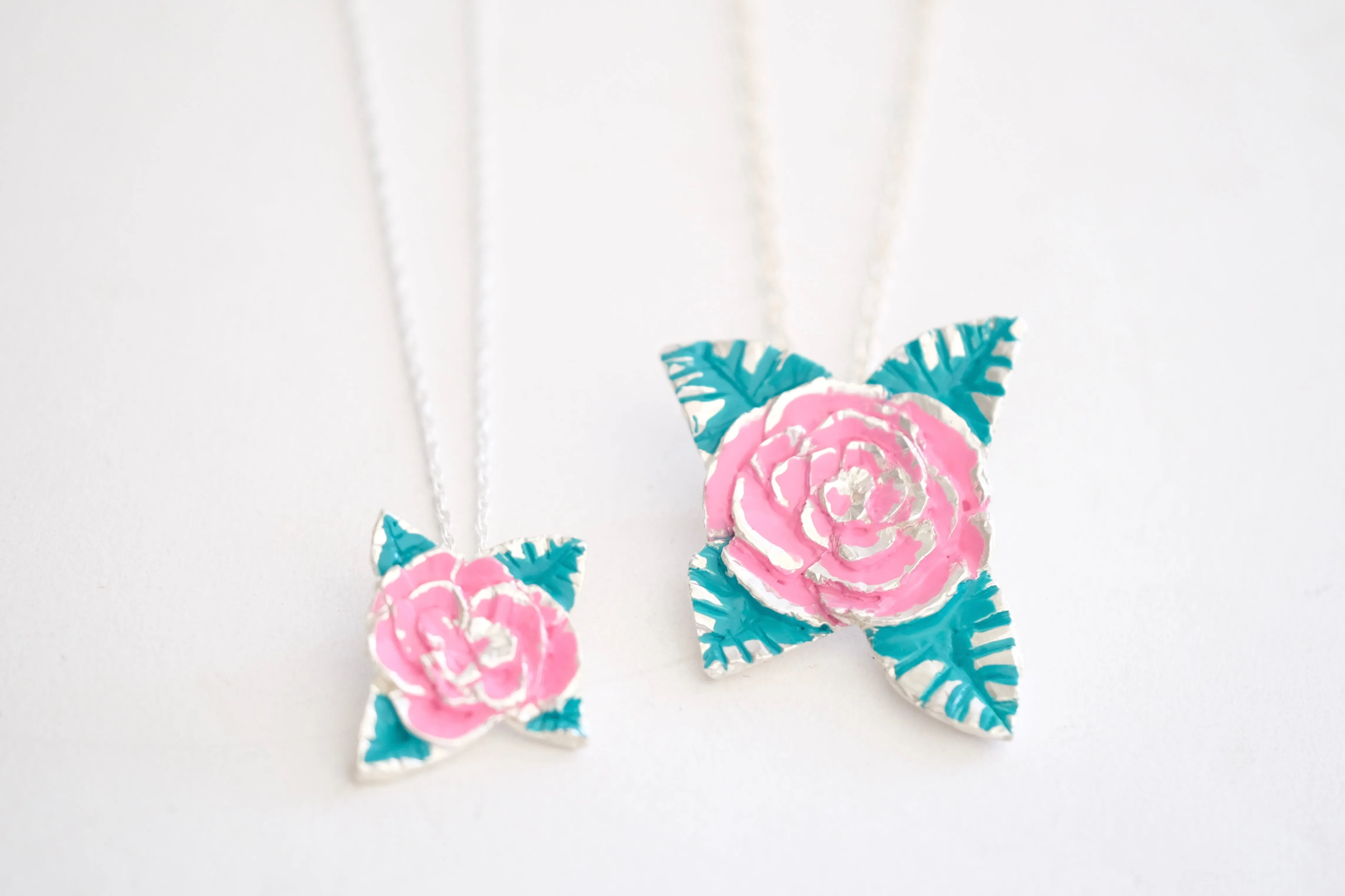 Pink Flora Pendant
