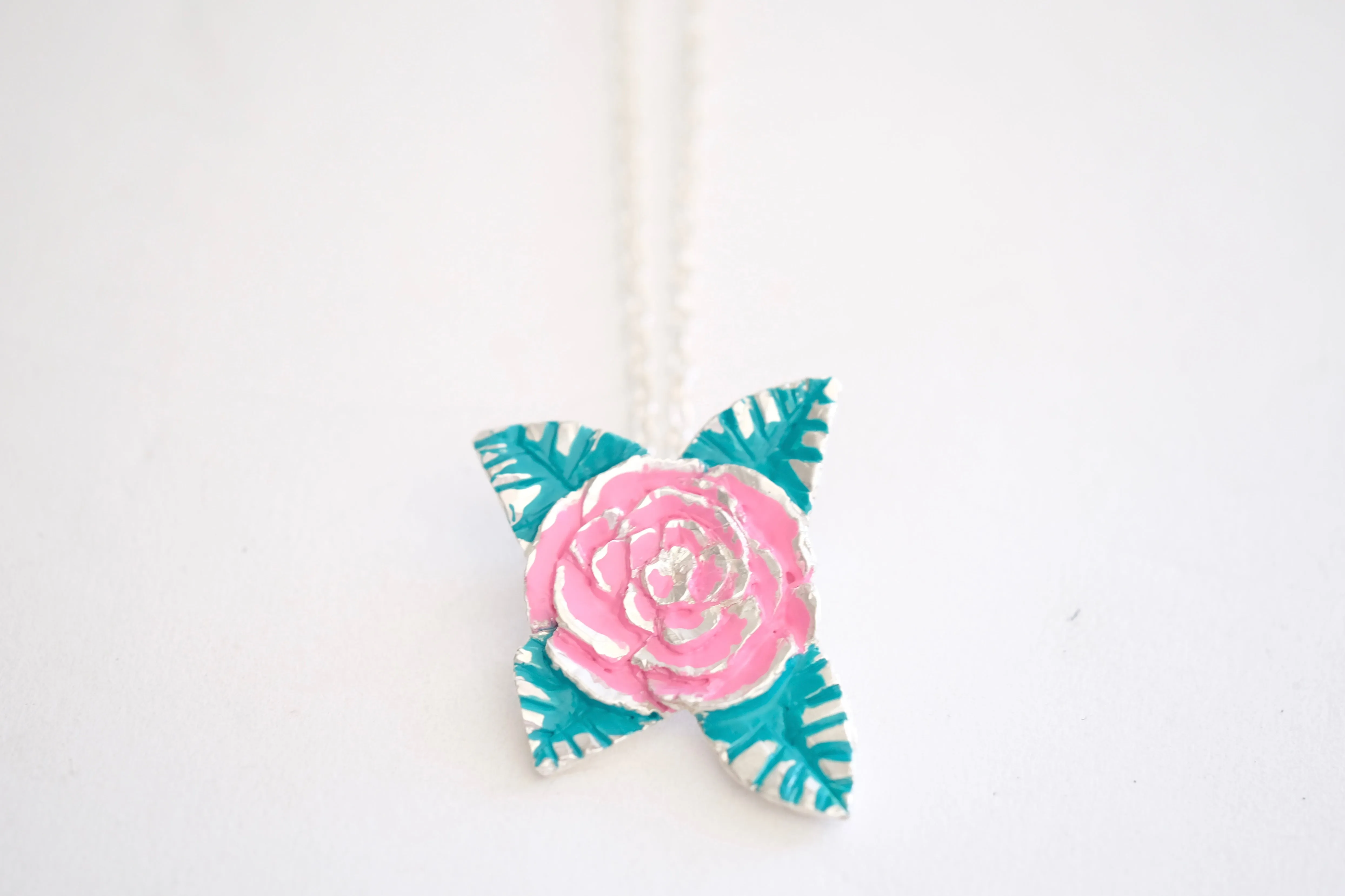 Pink Flora Pendant