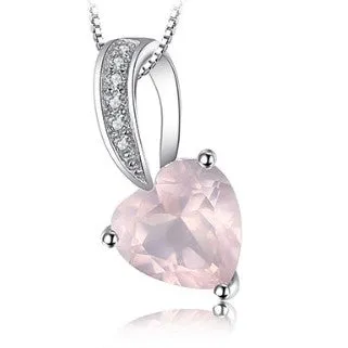 Pink Real Quartz Necklace