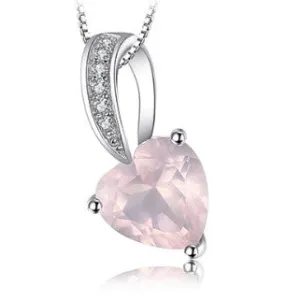 Pink Real Quartz Necklace