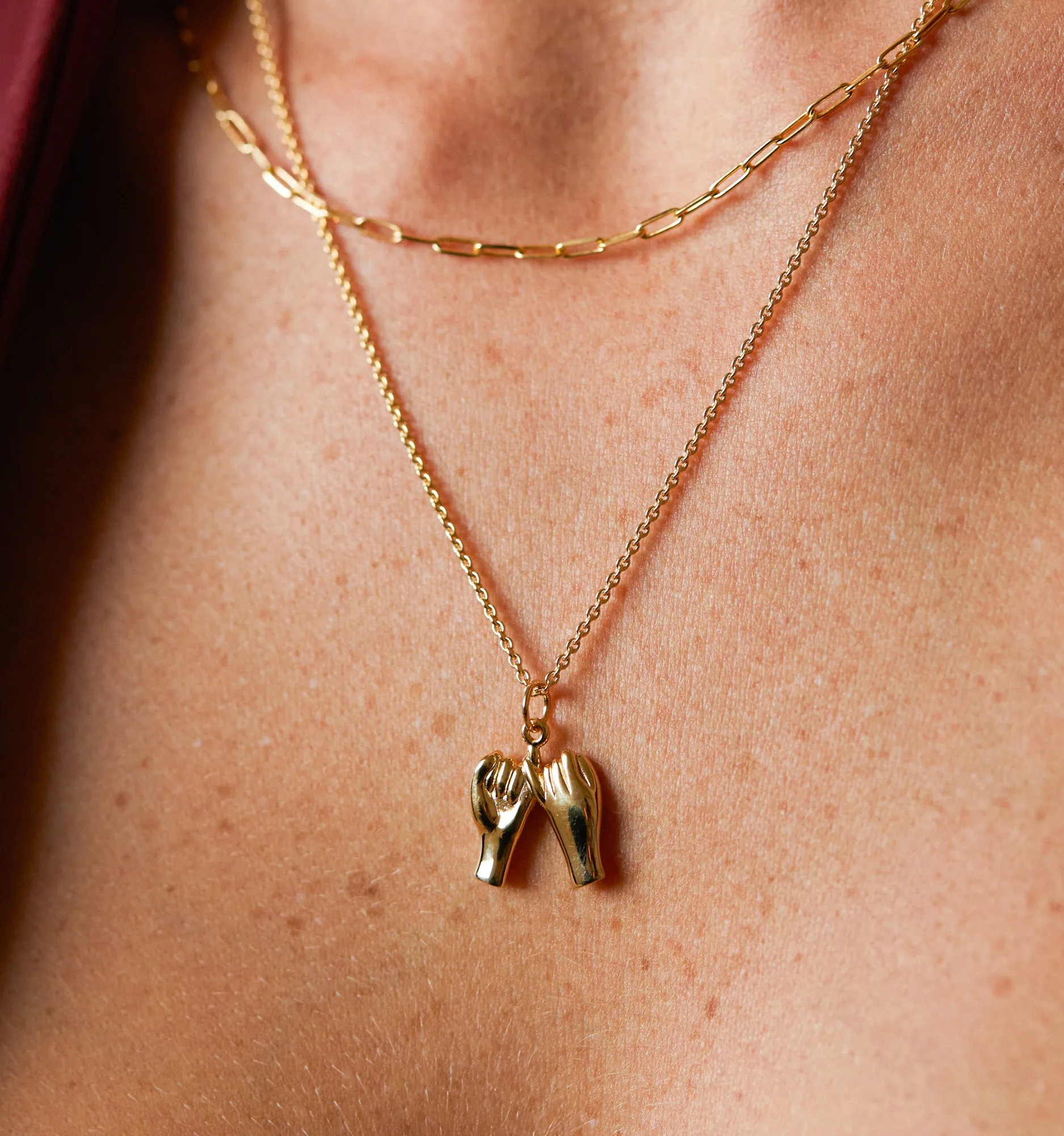 Pinky Promise Friendship Necklace