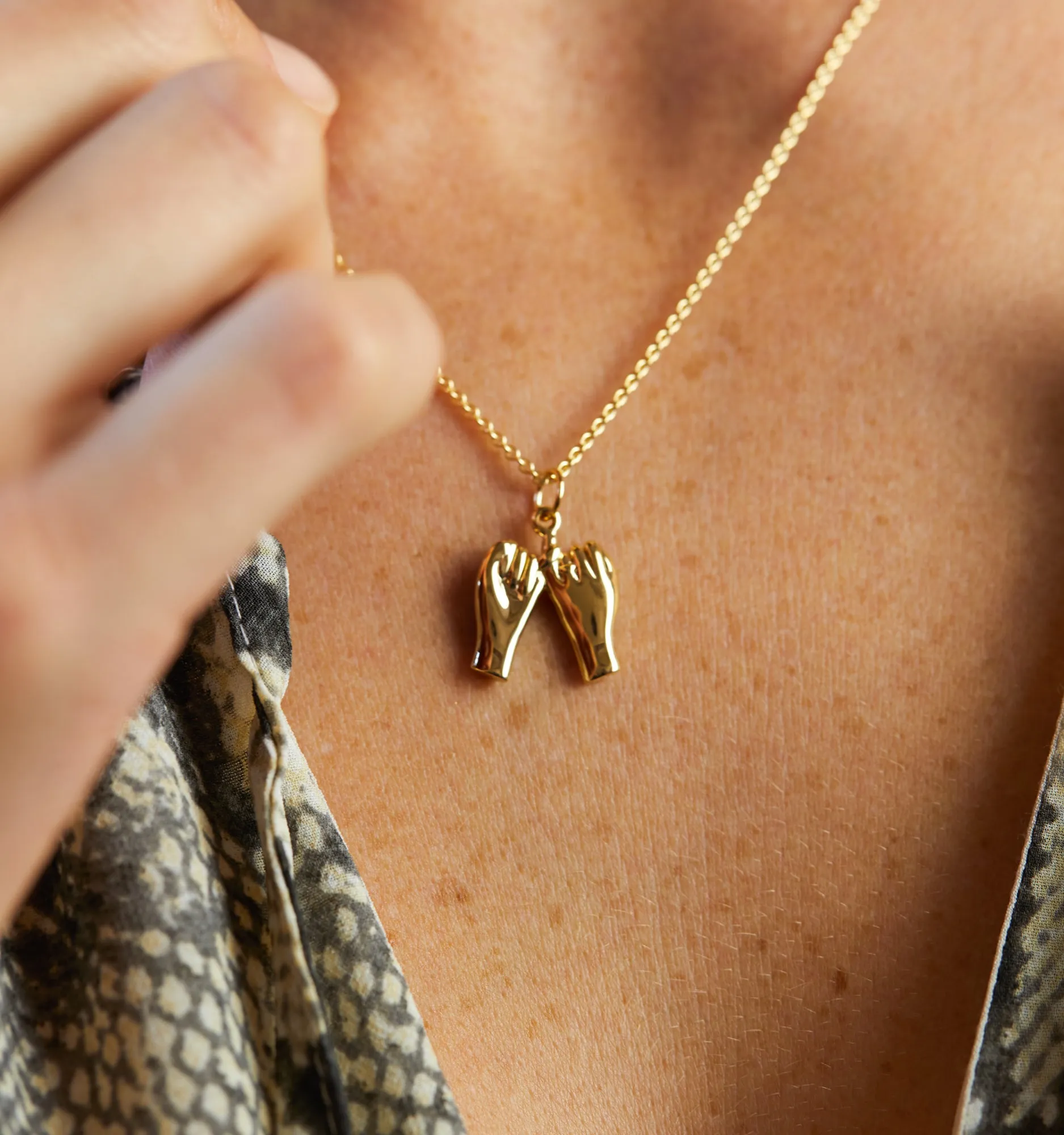 Pinky Promise Friendship Necklace